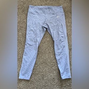 Nike cropped leggings - XXL bluish purple